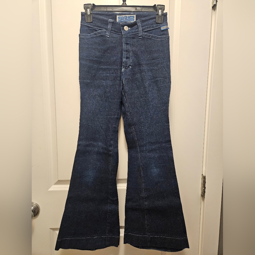 Classic Blue SNUG INDUSTRIES Flared Women's Jeans